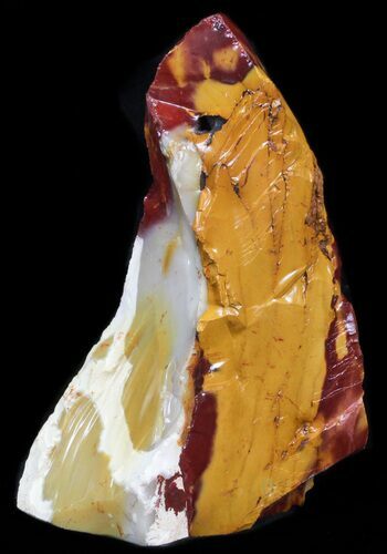 Freestanding Brilliant, Red/Yellow, Polished Mookaite Jasper #41103